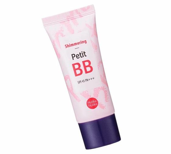 Crema BB cu efect iluminare SPF 45 Petit BB Shimmering Holika Holika – Review